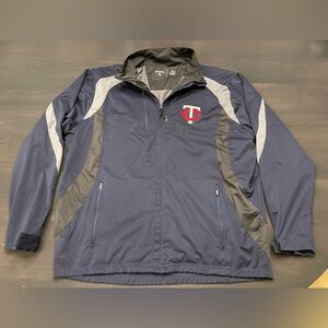 🖤NWOT Minnesota Twins Antigua Mens size XL windbreaker jacket w pockets. NICE!